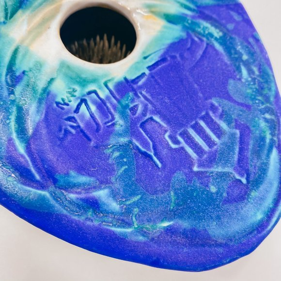 Vintage Ceramic Vase with built in Flower Frog - Picture 11 of 12